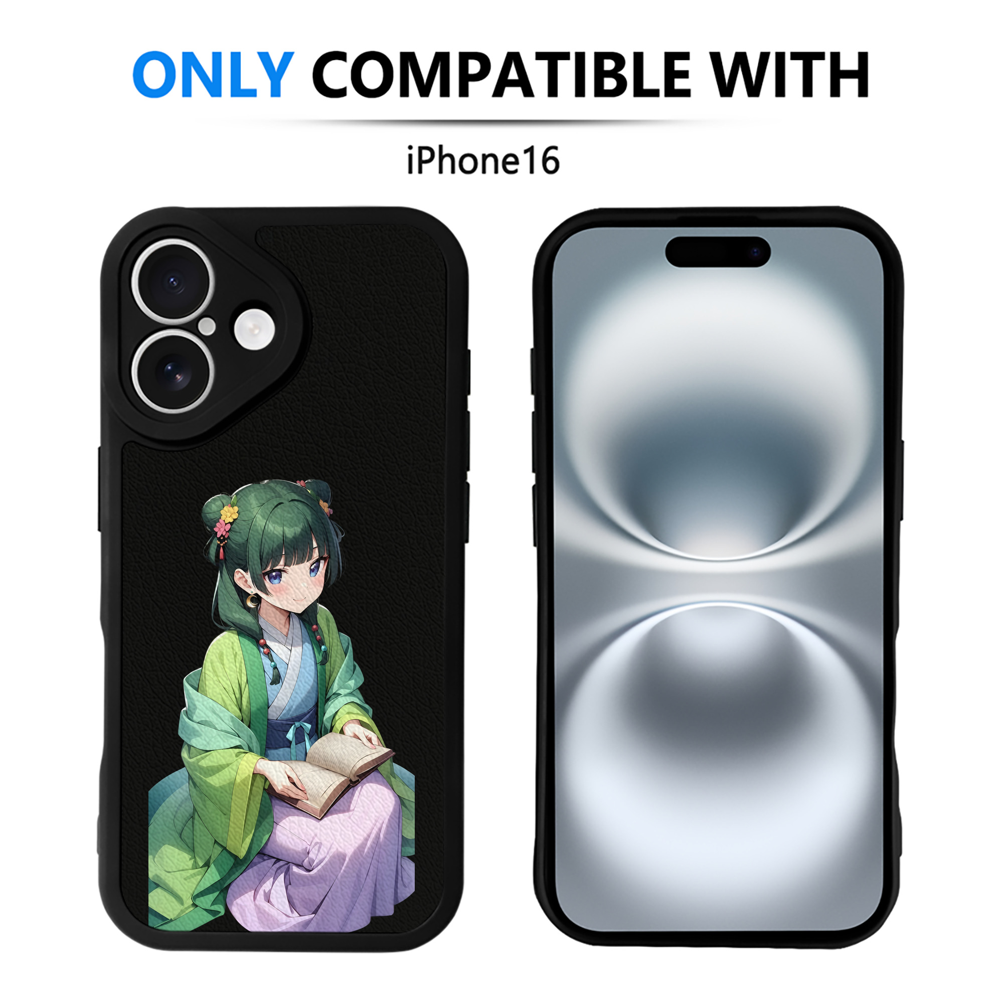薬屋のひとりごと The Apothecary Diaries 【iPhone 16シリーズ対応】シリコンスマホケース（レザー調） 材質：シリコン